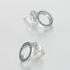 Forever silver earrings S925 Sterling silver fits diy style jewellery best quality aleer 290585CZ