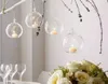 Hanging glass candlestick glass ball candle holder wedding home decoration can be placed electronic candle glass candlestick 8cm 10cm 12cm