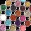 Yeni 30 adet Karışık Renkler Pigment Glitter Mineral Pul Göz Farı Makyaj Kozmetik Set Uzun ömürlü Rastgele Renk