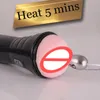 EVO USB -стержень Smart Thermostat 42 градуса для мужских мастурбаторов Pussy Vagina Dollsreal Теплый анальный пероральный пероральный
