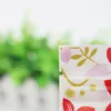 16 * 24 + 4 cm Flores de oro rojo autoestilo bolsa de soporte Impermeable a prueba de polvo Nueces Adornos para refrigerios bolsas Spot 100 / paquete