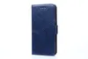Custodia in pelle con cuciture all'ingrosso per Samsung Galaxy S5 S6 S7 Custodia a portafoglio di lusso Flip con supporto per carta Funda Cover