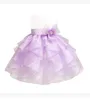 Flickor tutu kjolar blommor tyll pettiskirts baby fast färg prinsessan klänning flickor barn dansar tyll tutu kjol flicka dans balett klänning j221