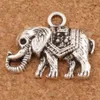 Mammoth Elefant bezaubert Anhänger 100pcs / lot 24x19 Millimeter-Antike-silberne Schmucksachen DIY passende Armband-Halsketten-Ohrringe L1187