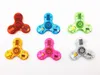 Spinning Top LED Bluetooth -muziek Fidget Crystal Spinner Finger Hand Tri Spinner Handspinner EDC Toy Decompression Toys in Retail Box