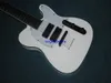 Chitarra elettrica personalizzata a 7 corde con manico in un pezzo bianco Chitarra elettrica con tastiera in ebano dalla Cina HOT OEM Guitar A123
