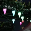 Solar Landscape Lighting for home garden 7 Color Changing LED Lawn lamp Garden Landscape Path Pathway Lights Christmas Decoration Lights