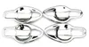 High quality ABS chrome 8pcs door handle protective decoration cover +8pcs door handle bowl for Nissan Qashqai 2016-2020