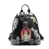 2017 Nouveau style Femmes En Cuir EXO École Sac À Dos Preppy Style Petite Impression Voyage Floral Sac À Dos Pour Les Adolescentes Sac mochila feminina