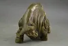 Collectie Chinese sculptuur "Zhaocaijinbao" Old Copper Bull Statue