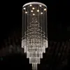 Lampa wisząca LED Art Design Salon Jadalnia Żyrandole Światło K9 Kryształowe oprawy AC110-240V Kryształowe lampy sufitowe Oświetlenie VALLKIN