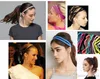 High-qualityWholesale fashion euro-star Hair Band ,Best for yoga/sports Polyester women double elastic headbands Wear Yoga hair accessories