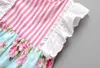 Neugeborene Kleidung Baby Strampler Blume Baby Einteilige Anzüge Baby Mädchen Kleidung Spitze Overall Sommer Baby Kleidung Klettern Babysuits Kinder Kleidung