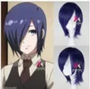 Vente en gros livraison gratuite Tokyo Ghoul Tokyo Guru Toka Kirishima Touka Anime court violet Cosplay perruque