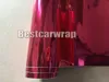 Stickers Rose Pink Chrome Vinyl Wrap With Air bubble Free flexible stretchable Mirror Chrome For Car COVERING styling size:1.52x20m/Roll 5x