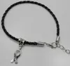 100pcs/lot Hope Breast Cancer Awareness Ribbon Charm Pendant Leather Rope Cham Bracelet Fit for European Bracelet Handmade Craft DIY