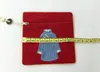 Pequeno bordado roupas coin bolsa bolsa com zíper sacos de presente da jóia do vintage estilo chinês borla de algodão de linho eco saco de armazenamento