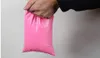 17*30cm Pink poly mailer shipping plastic packaging bags Lot products mail by Courier storage supplies mailing self adhesive package pouch