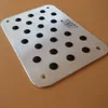 För Volkswagen VW Golf 5 Golf 6 Jetta MK5 Scirocco Tiguan Skoda Octavia A5 Universal Golv Matta Mattor Pedal Pad Foothrest Plate