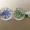 Bols en verre de filtre de flocon de neige de 14mm 18mm pour les conduites d'eau en verre et les bangs