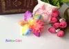 Colorful Bridal Wedding Orchid Flower Hair Clip Barrette Women Girls Accessories Hair Jewelry Bride Sweet Hairpins Side clip Beach1667565