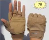 Verbesserte Version digitaler taktischer Handschuhe für Männer und Frauen, rutschfeste, warme Fahrradausrüstungshandschuhe für den Outdoor-Sport, fingerloser taktischer Kampf
