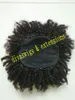 Afro Bun Puff Curly Drawstring Hår Pony Tail Clip In Human Black Hair Ponytail 100% Malaysisk Human Hair Drawstring Ponytail Extention