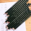 Toptan- [Mitsubishi] 9800 Sketch Pencil Çizim Kalem Ahşap Kalem 6B/5B/4B/3B/2B/B // F/H/2H/3H/4H/5H/6H 10PCS