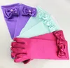 Princess Girls Gloves قفازات حريرية طويلة قفازات للأطفال