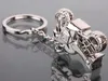 3D -Modell Motorrad -Schlüssel Ringkette Motor Silber Keychain Neue Mode niedlich 10pcs62099482308959