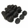 3 bundles Loose Wave Wefts Natural Color Unprocessed Brazilian Peruvian Malaysian Raw Virgin Indian Human Hair Extension