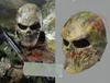 Tactical Rattlesnake Mandrake Scary Horror Skull Chastener Typhon Camouflage Full Face Masks For Movie Prop Airsoft CS WarGame Pai305a