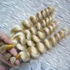 I Wskazówka Human Hair Extensions 100g / Nici 1 Wiązki Rozszerzenia Keratine Blondynka Brazylijski Włosy Luźna Fala Ludzkie Przedłużanie Włosów Kapsułki