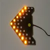 2 pezzi lotto 33 luci led sequenziali SMD frecce indicatore lampada pannelli led sicuri specchietto laterale indicatore di direzione 33 LED9877682