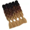 Sıcak Satış Ombre Sentetik Örgü Saç Tığ Örgüler Senegalest Büküm Saç Uzantıları Güzellik Renk Kanekalon Örgü Saç Jumbo Örgüler