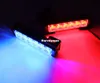 12 LED Stroboscopique Flash Avertissement Voiture Lumière Bar Style Pompier Police D'urgence Plusieurs Modes de Travail Lampes Ambre Blanc Rouge Bleu