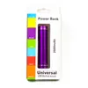 Portable Power Bank 1200mAh Aluminium Alloy Mini Mobile Universal Power Laddning Batteri med Retail Package 50pcs / up