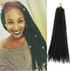 Faux Locs Crochet Tornam o cabelo de 1418 polegadas penteados de trança de trança sintéticos dreadlocks macios