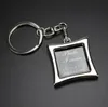 Hot sale Creative couple picture frame personality love key chain photo key ring customization KR013 Keychains mix order 20 pieces a lot