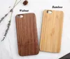 Caixa de telefone de madeira de gravura personalizada para iPhone 11 x xs max xr 8 capa Nature esculpida em casos de bambu para iPhone 6 6S 7 Plus SA7369840