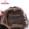 360 Lace Frontal Perücke 2242 brasilianisches loses tiefes Wellen-Menschenhaar für schwarze Frauen Greatremy Full Lace Band Frontal mit Babyhaar