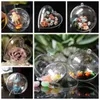 Emballage cadeau Vente en gros - Style de chaleur élégant 5 pcs / ensemble boule transparente coeur ornement universel clair boule de bonbons décor de fête de mariage artisanat