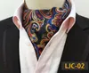 Mode cravat lyx män bröllop formell cravat brittisk stil gentleman neckerchief neck ties passar halsdukar företag slips