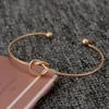 Europe and the United States jewelry simple wind bangle bracelet personalized knot tie bangle