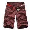 Wholesale-2016 Nouvelle arrivée Haute Qualité Plus Taille 29-38 Mens Casual Shorts Camouflage Men's Cargo Loose Shorts Mens Multi-pochettes