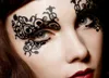 Hele beautome 1 pc mode kanten holle oogschaduw gezicht stick eyeliner stickers tijdelijke tatoeages make -up art pat kostuum feest 1363401