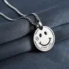 Charme de mode hommes femmes souriant le visage collier pendent design 70 cm de longue chaîne Love Life Jewelry Mens Collier Gift9665961