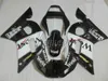 7 carénages cadeaux gratuits pour Yamaha YZR R6 98 99 00 01 02 kit de carénage blanc noir YZFR6 1998-2002 HT27