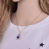 Mode sieraden sets Crystal Diamond oorbellen Hangdoek kettingen Ringen ingesteld voor vrouwen Girl Party Gift Persoonlijkheid Glanzende bruidsjuwelen262Z