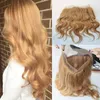 Honey Blonde 27# 360 Termilos de banda Frontal de renda completa 22,5*4*2 Cabelo virgem brasileiro 360 graus Swiss Lace Body Wave